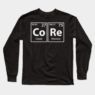 Core (Co-Re) Periodic Elements Spelling Long Sleeve T-Shirt